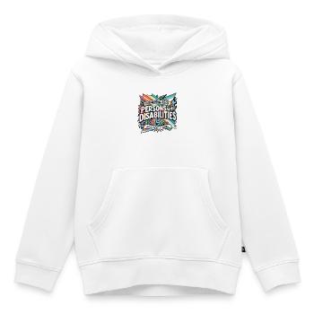 Internationaler Tag der Menschen mit Behinderungen - Kinder Premium Organic Hoodie - Weiß - Vorne - AI Model Kid Female (0cm)