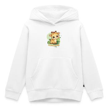 MY CUTE LITTLE BABY - Kinder Premium Organic Hoodie - Weiß - Vorne - AI Model Kid Female (0cm)
