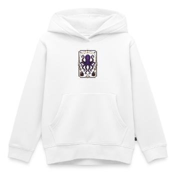 Witchy Tarot Octopus - Kinder Premium Organic Hoodie - Weiß - Vorne - AI Model Kid Female (0cm)
