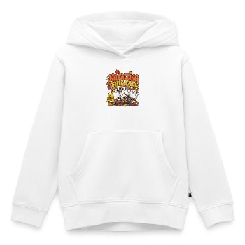 Herbstgeister: Nicht Fallen Motiv - Kinder Premium Organic Hoodie - Weiß - Vorne - AI Model Kid Female (0cm)