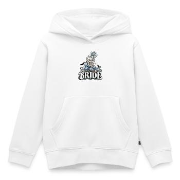 Bone-a-kide Bride Ring Design - Kinder Premium Organic Hoodie - Weiß - Vorne - AI Model Kid Female (0cm)