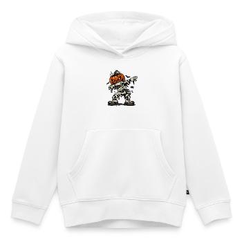 Dabbing Halloween Kürbis Mumien Kostüm - Kinder Premium Organic Hoodie - Weiß - Vorne - AI Model Kid Female (0cm)