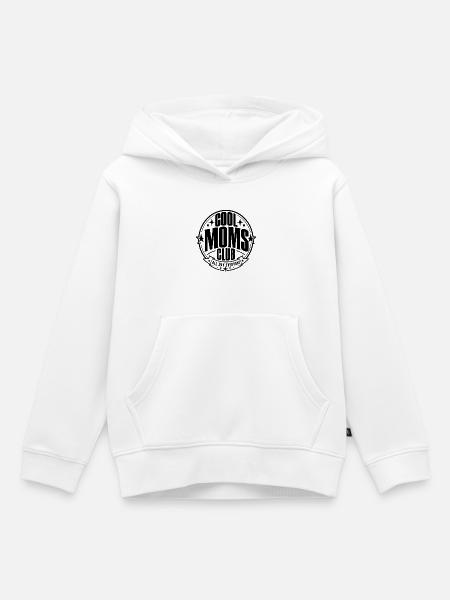 Cool Moms Club - Kinder Premium Organic Hoodie - Weiß