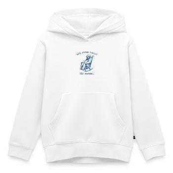 Anti-Stress-Trägheit - Kinder Premium Organic Hoodie - Weiß - Vorne - AI Model Kid Female (0cm)