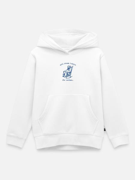 Anti-Stress-Trägheit - Kinder Premium Organic Hoodie - Weiß