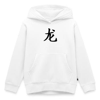 Dragon - Chinese horoscope - Kids Premium Organic Hoodie - white - Front - AI Model Kid Female (0cm)
