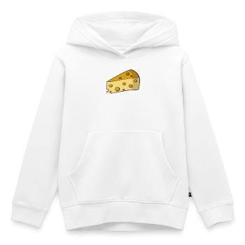 Käse - Kinder Premium Organic Hoodie - Weiß - Vorne - AI Model Kid Female (0cm)
