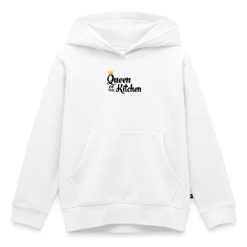 Cuire - Sweat Premium à capuche enfant bio - blanc - Devant - AI Model Kid Female (0cm)