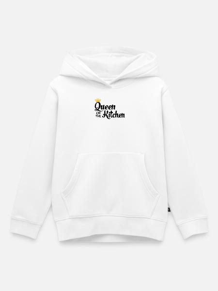 kochen - Kinder Premium Organic Hoodie - Weiß