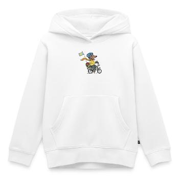 Papa ist der Beste - Kinder Premium Organic Hoodie - Weiß - Vorne - AI Model Kid Female (0cm)