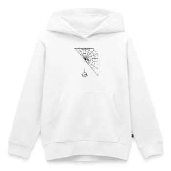 araignée - Sweat Premium à capuche enfant bio - blanc - Devant - AI Model Kid Female (0cm)
