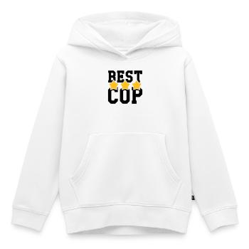 Polizist / Justiz / Polizei / Gewehr - Kinder Premium Organic Hoodie - Weiß - Vorne - AI Model Kid Female (0cm)
