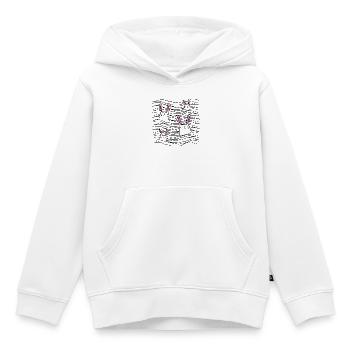 Cheeky rabbits - rabbit - drawing - Kids Premium Organic Hoodie - white - Front - AI Model Kid Female (0cm)