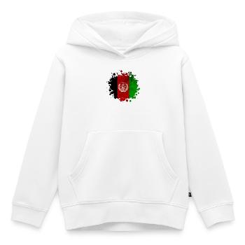 Afghanistan Vintage Splash Design / Geschenkdiee - Kinder Premium Organic Hoodie - Weiß - Vorne - AI Model Kid Female (0cm)