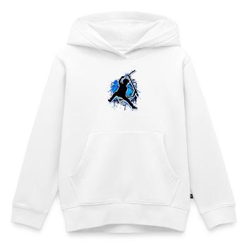 Scooter - Stuntscooter - Scooter - Scooter Blue - Kids Premium Organic Hoodie - white - Front - AI Model Kid Female (0cm)