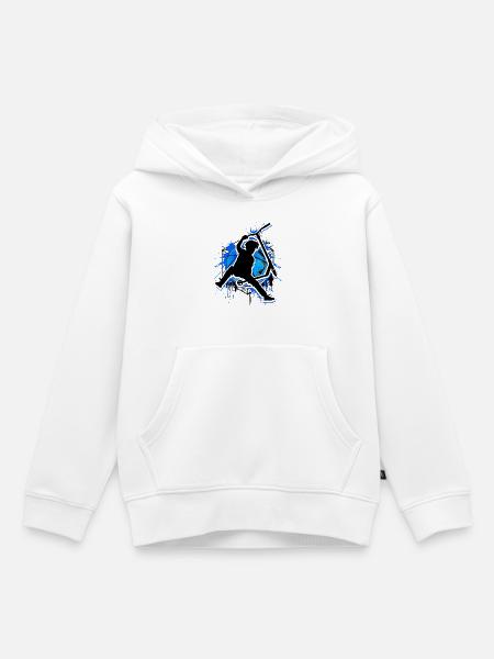 Scooter - Stuntscooter - Scooter - Scooter Blue - Kids Premium Organic Hoodie - white