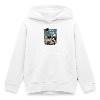 Ich kam sah und Hebte - Kinder Premium Organic Hoodie - Weiß - Vorne - AI Model Kid Female (0cm)