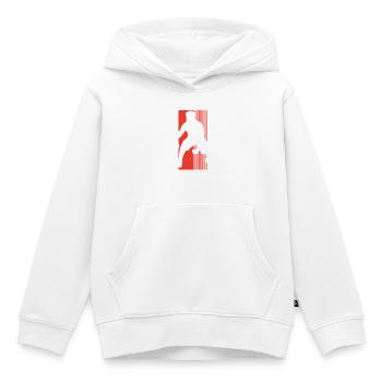 Basketball Basketballer - Kinder Premium Organic Hoodie - Weiß - Vorne - AI Model Kid Female (0cm)