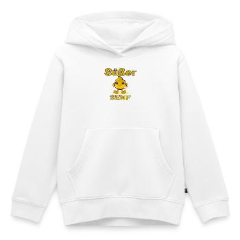 GRILLSOßE - Süßer Senf - Kinder Premium Organic Hoodie - Weiß - Vorne - AI Model Kid Female (0cm)