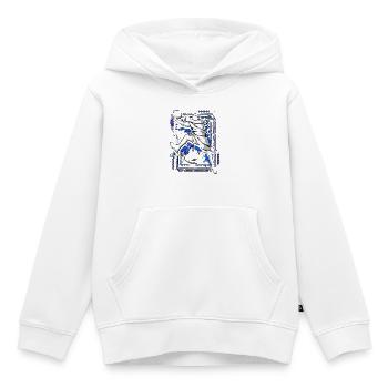 Basketballer - Basketball - Basketballspieler Dunk - Kinder Premium Organic Hoodie - Weiß - Vorne - AI Model Kid Female (0cm)