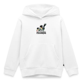 Boules de boules de boules pour pétanque - Sweat Premium à capuche enfant bio - blanc - Devant - AI Model Kid Female (0cm)