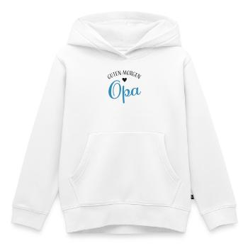 Guten Morgen Opa - Kinder Premium Organic Hoodie - Weiß - Vorne - AI Model Kid Female (0cm)