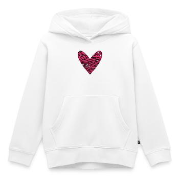 PAAR. ICH HABE GERADE GEHEIRATET. Junggesellinnenabschied. VALENTINSTAG. LIEBE. - Kinder Premium Organic Hoodie - Weiß - Vorne - AI Model Kid Female (0cm)
