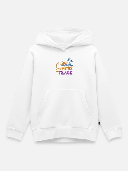 Sommerstrecke - Kinder Premium Organic Hoodie - Weiß