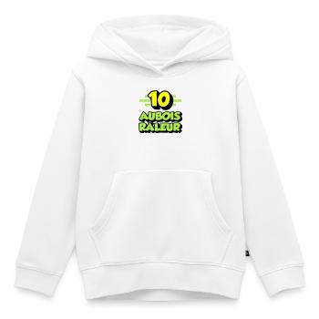 Complaining Aube - Kids Premium Organic Hoodie - white - Front - AI Model Kid Female (0cm)
