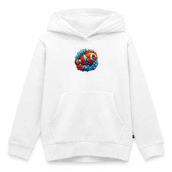 Clownfische - Kinder Premium Organic Hoodie - Weiß - Vorne - AI Model Kid Female (0cm)