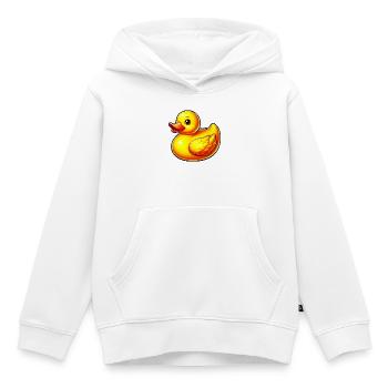 Caneton Canard Canard Canard - Sweat Premium à capuche enfant bio - blanc - Devant - AI Model Kid Female (0cm)