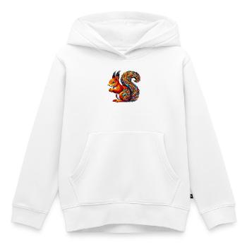 Eichhörnchen - Kinder Premium Organic Hoodie - Weiß - Vorne - AI Model Kid Female (0cm)