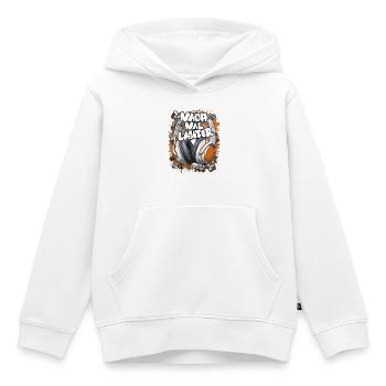 Graffiti-Headphones mit Slogan - Kinder Premium Organic Hoodie - Weiß - Vorne - AI Model Kid Female (0cm)