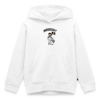 Brittany Breizh Hermine Breton Kind Gwenn ha Du - Kinder Premium Organic Hoodie - Weiß - Vorne - AI Model Kid Female (0cm)