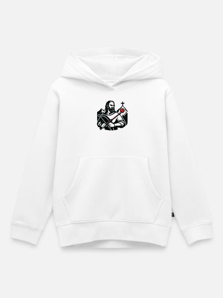 Legendenfigur der Schweiz - Kinder Premium Organic Hoodie - Weiß