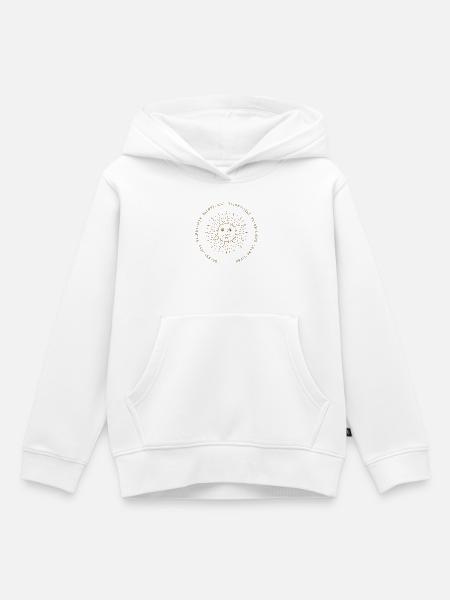 Selbstliebe - Dein Reminder für Achtsamkeit - Kinder Premium Organic Hoodie - Weiß