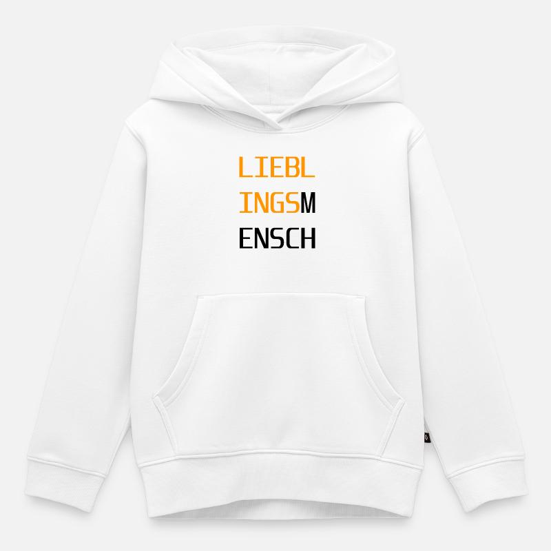 Personne préférée - Sweat Premium à capuche enfant bio - blanc