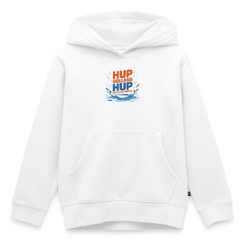 Hup Holland Hup Pfütze Spritzer - Kinder Premium Organic Hoodie - Weiß - Vorne - AI Model Kid Female (0cm)