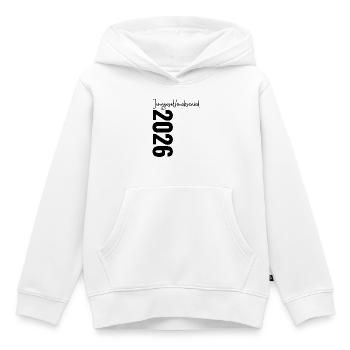 Junggesellenabschied 2026 Unterschriften Gäste Jga - Kinder Premium Organic Hoodie - Weiß - Vorne - AI Model Kid Female (0cm)