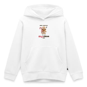 Ninja Brotmann - Kinder Premium Organic Hoodie - Weiß - Vorne - AI Model Kid Female (0cm)