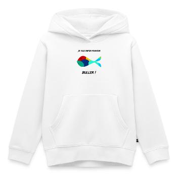FISCH. GEDÄCHTNIS. SARDINE. APRILSCHERZ. MEER - Kinder Premium Organic Hoodie - Weiß - Vorne - AI Model Kid Female (0cm)