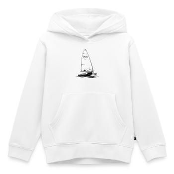 RS aero sailing dinghy sailboat regatta sailing sport - Kids Premium Organic Hoodie - white - Front - AI Model Kid Female (0cm)