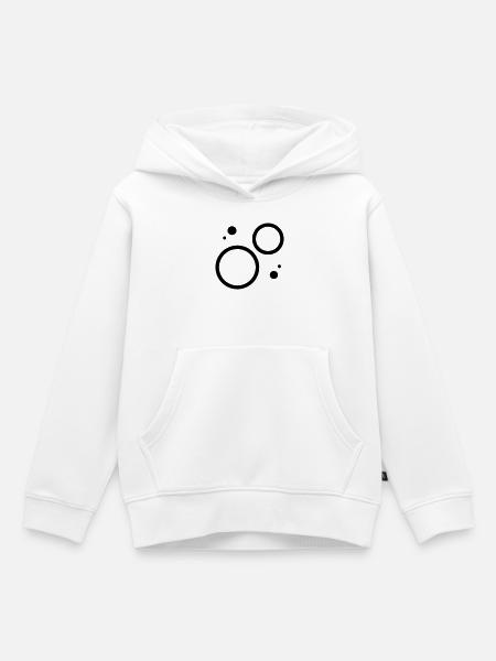 Schwerkraft - Kinder Premium Organic Hoodie - Weiß
