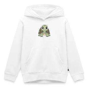 Schildkröte der Sterne Cartoon - Kinder Premium Organic Hoodie - Weiß - Vorne - AI Model Kid Female (0cm)