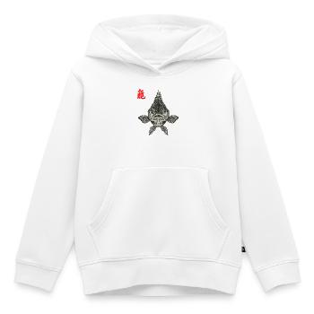 Zander Asiatisch - Kinder Premium Organic Hoodie - Weiß - Vorne - AI Model Kid Female (0cm)