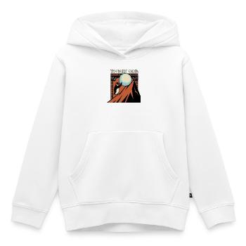 Der Tägliche Trott - Kinder Premium Organic Hoodie - Weiß - Vorne - AI Model Kid Female (0cm)