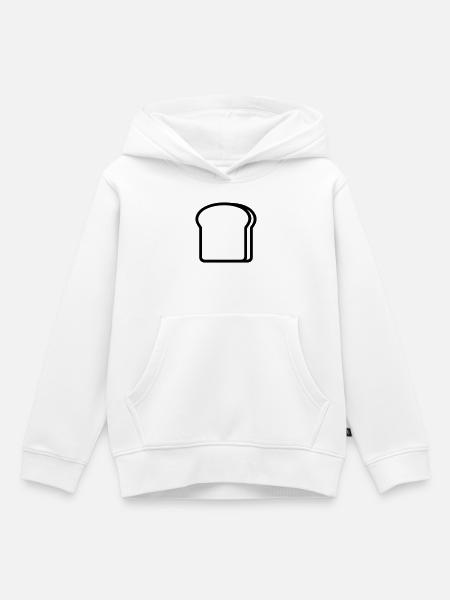 Toast - Kinder Premium Organic Hoodie - Weiß