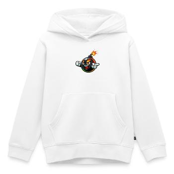 Spectacle de bombes explosives en colère - Sweat Premium à capuche enfant bio - blanc - Devant - AI Model Kid Female (0cm)
