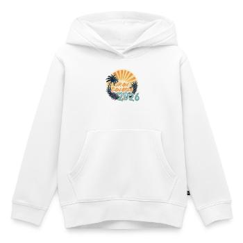 Gran Canaria 2026 - Kinder Premium Organic Hoodie - Weiß - Vorne - AI Model Kid Female (0cm)