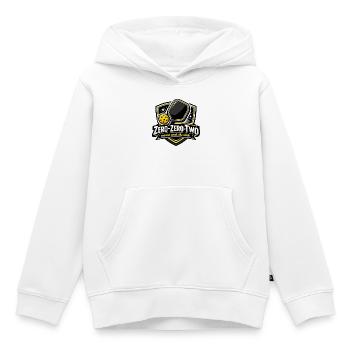 Zero-Zero-Two Pingpong Sieg Design - Kinder Premium Organic Hoodie - Weiß - Vorne - AI Model Kid Female (0cm)